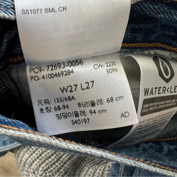 NWT Levi’s Ribcage Straight Ankle Jean Super High Rise Sz 27 - Picture 11 of 11